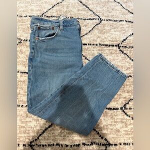 Abercrombie & Fitch The Mom High Rise Blue Jeans Size 28/6S